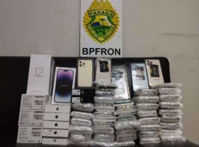 Goionews Polícia apreende 105 celulares em Goioerê avaliados em R