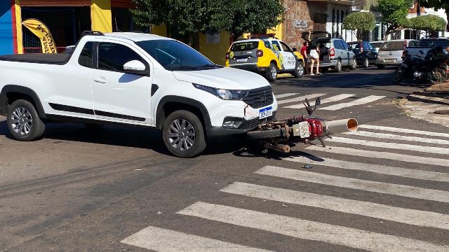 Goionews Motociclista Fica Ferido Em Acidente No Centro De Goioer