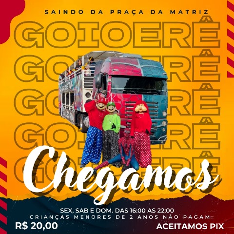 ÚLTIMO DIA da Carreta da Alegria em Chapadão do Sul. Ingresso 1 kg de  alimento não perecível - Chapadense News