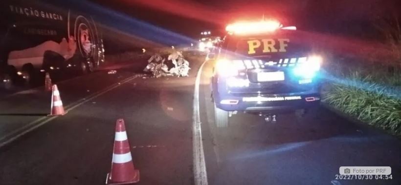 Goionews Motorista Morre Em Batida Frontal Na Br 369 Na Madrugada