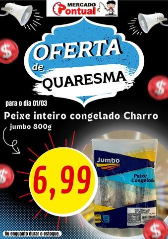 Goionews - Mercado Pontual tem ofertas de peixes - CONFIRA